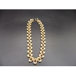 9ct Itailian gold chain by 'Unoaerre' 45cm in length and 48.60g total weight.