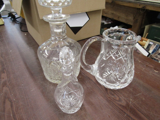 A suite Edinburgh crystal glasses, a decanter and 2 jugs, some part sets - Image 27 of 28