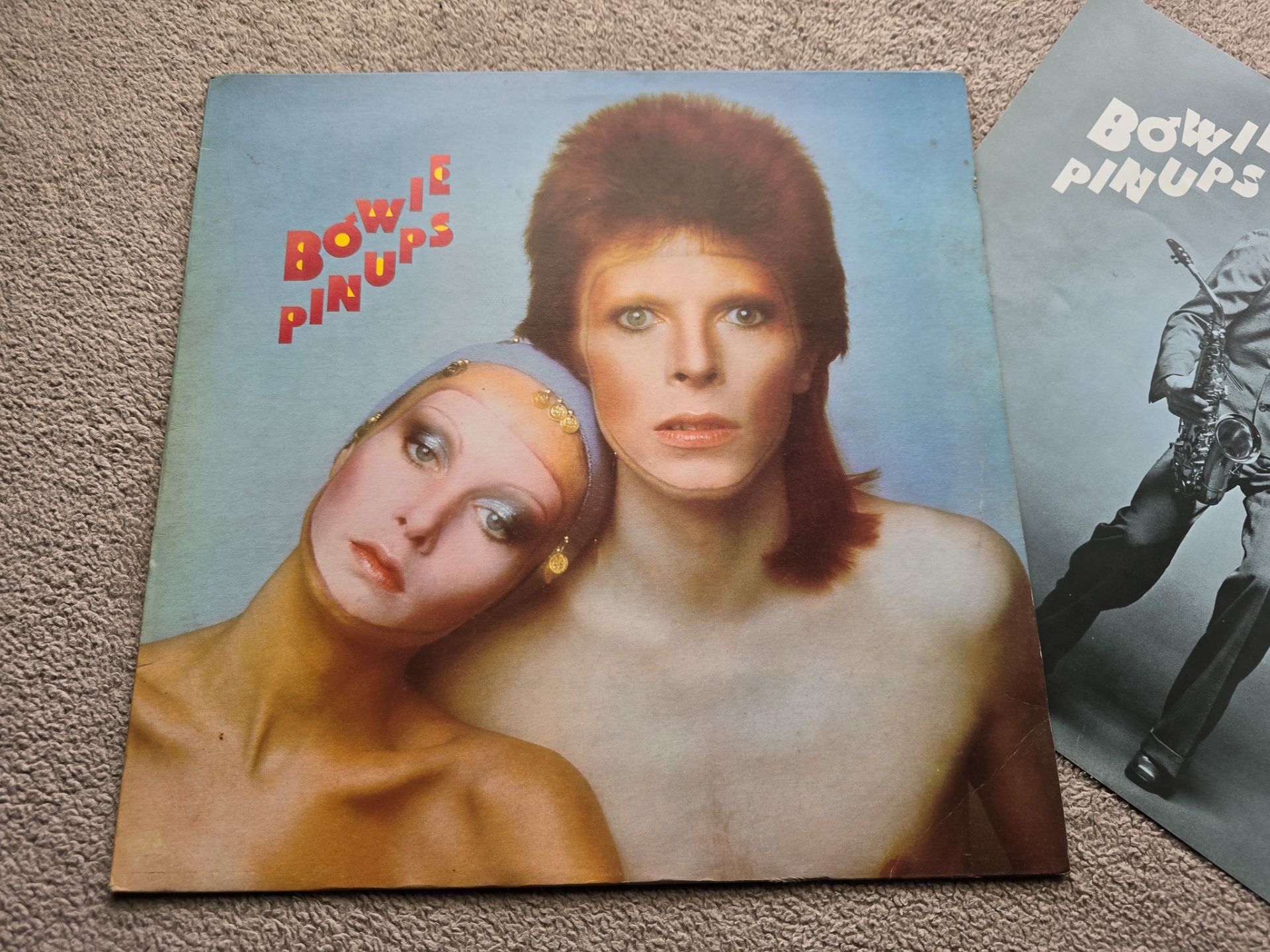 David Bowie Pinups Mainman Original UK Vinyl LP + Insert - Image 2 of 7