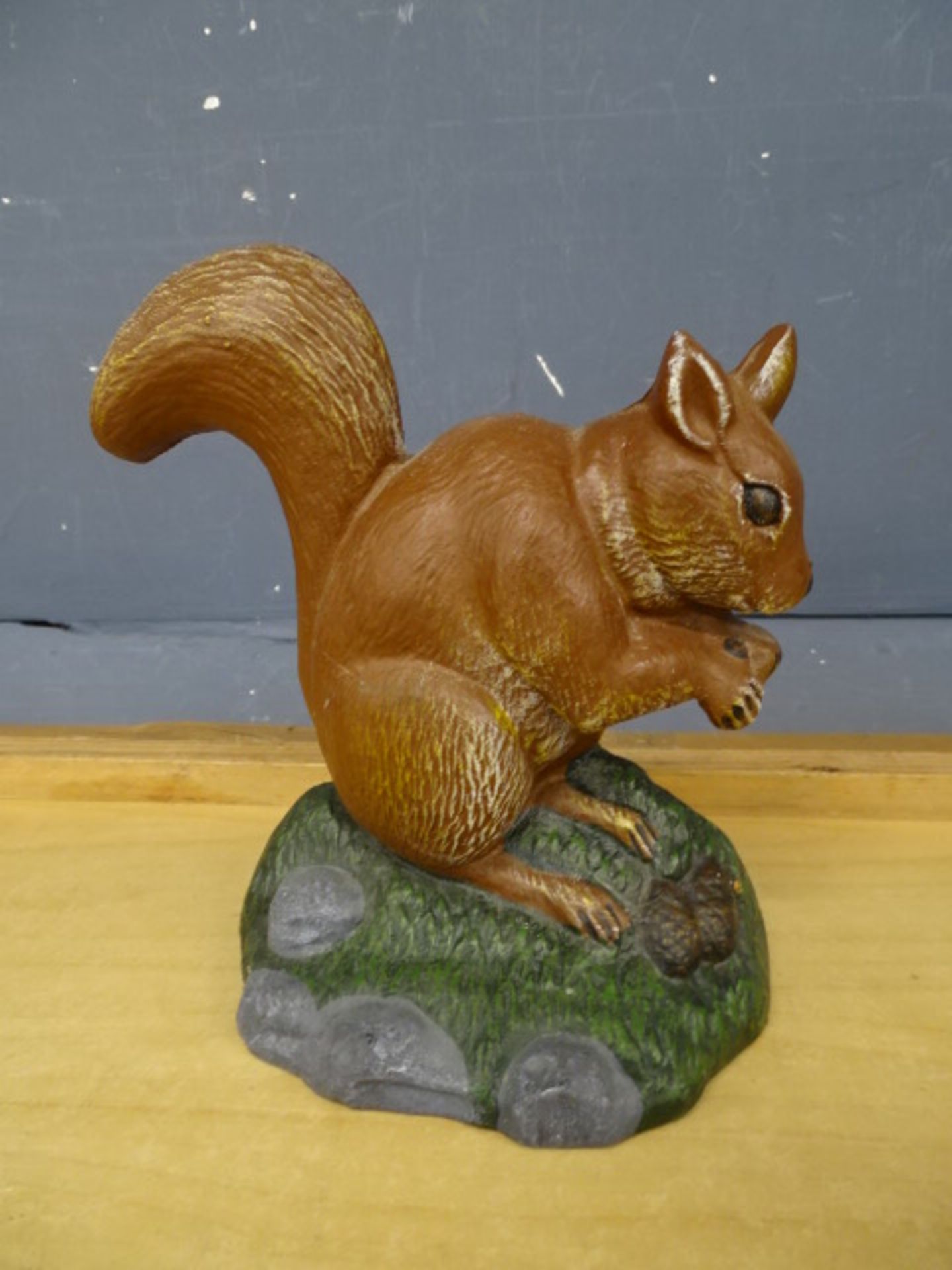 Cast iron Squirrel doorstop