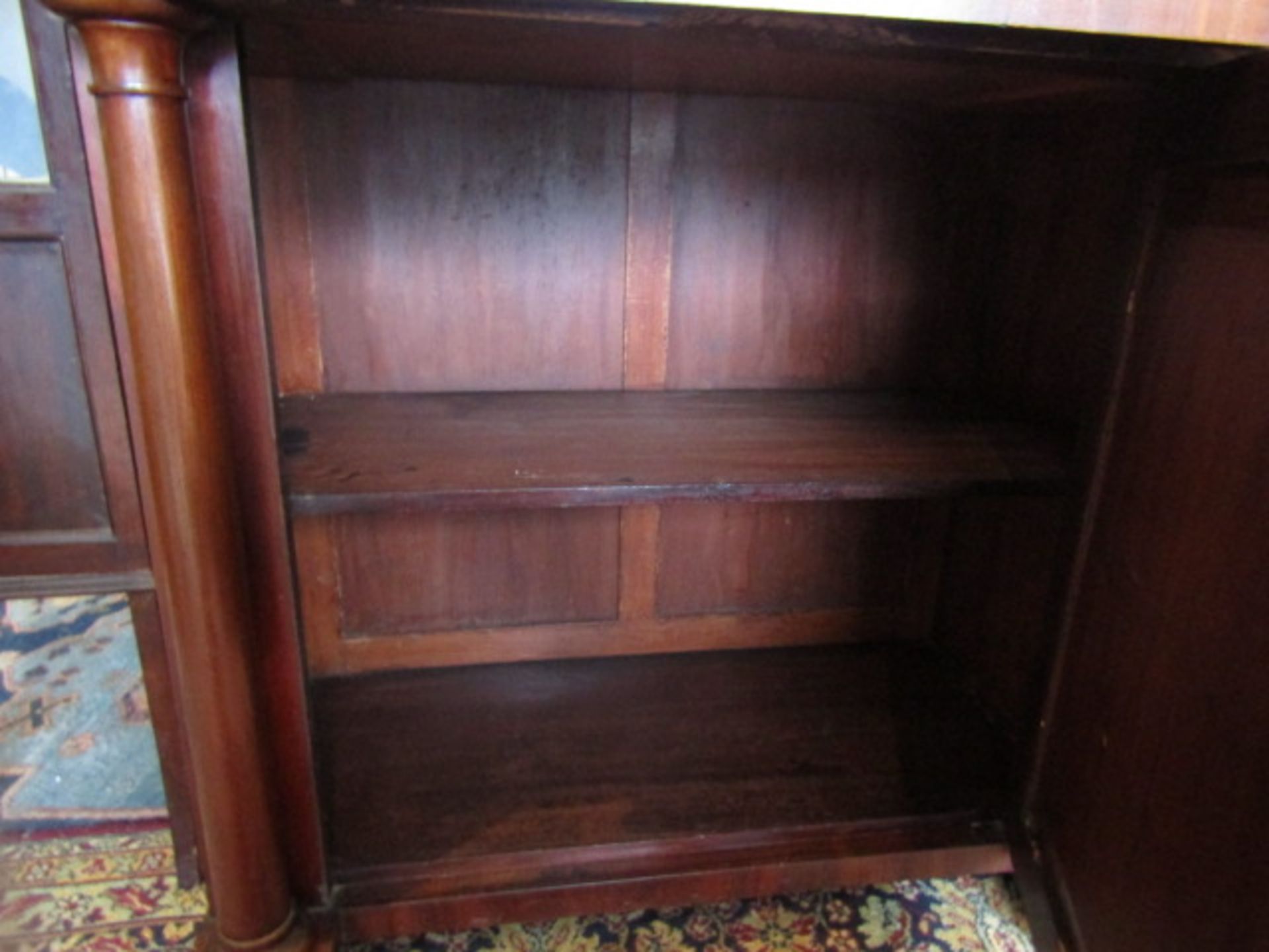 A  mahogany chiffonier 90Wx50Dx122H cm - Image 5 of 5