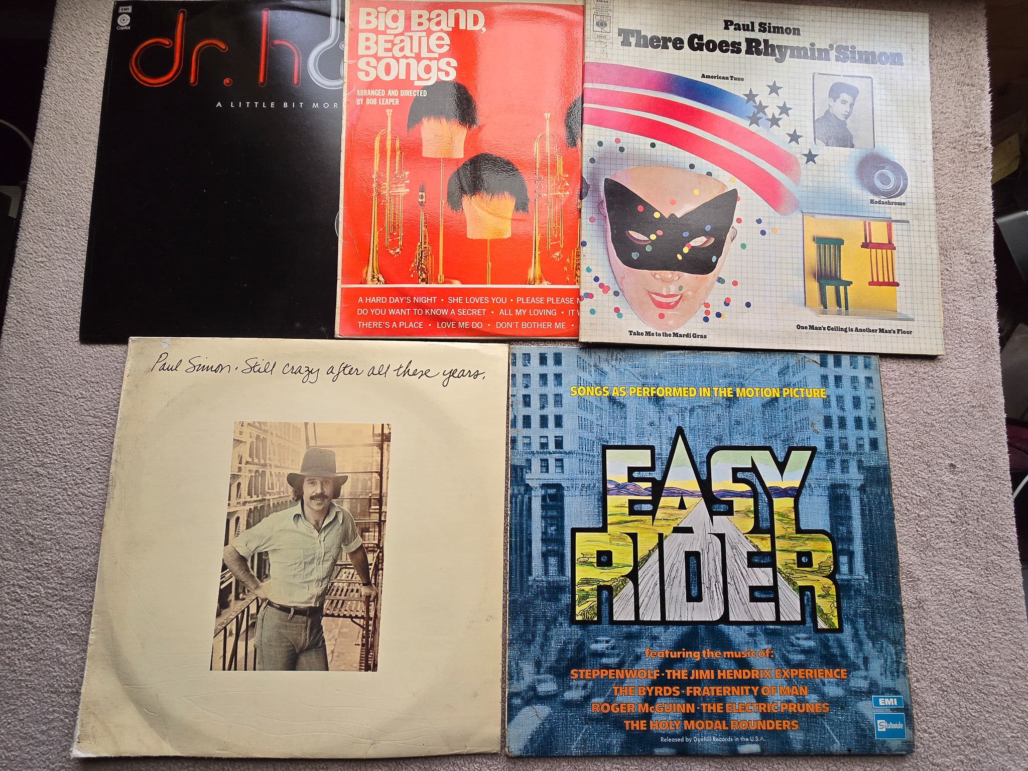 Collection of 10 Rock LP's to inc Dr.Hook Beach Boys Paul simon Bread Etc - Image 2 of 3