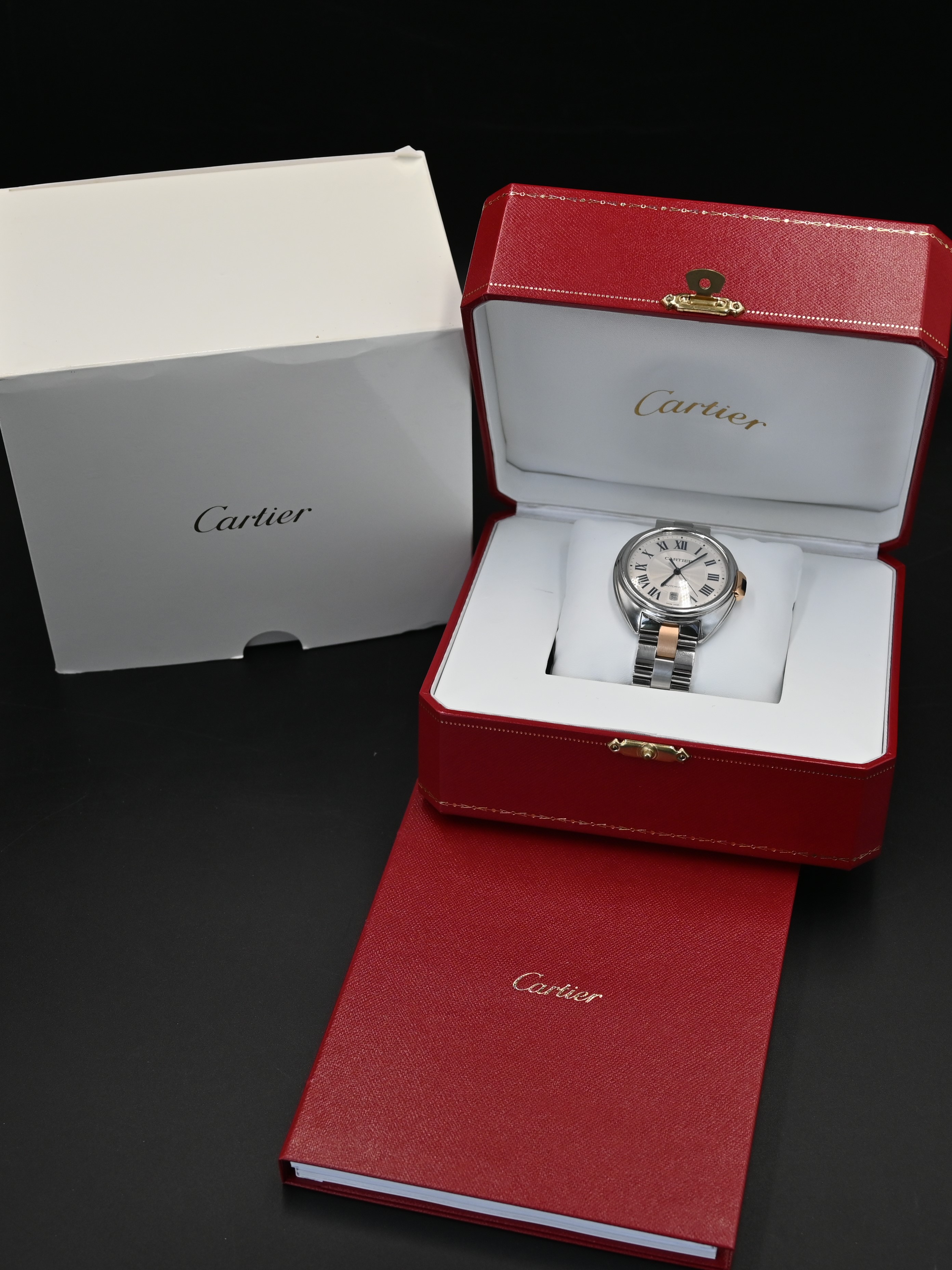 Cartier Cle de Cartier watch with 1847 MC movement with certificate of guarantee, user guide, - Image 2 of 5