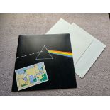 Pink Floyd – The Dark Side Of The Moon early UK Vinyl LP + 2 Posters & Sticker