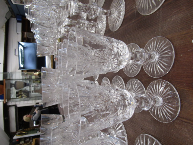 A suite Edinburgh crystal glasses, a decanter and 2 jugs, some part sets - Image 15 of 28