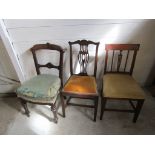 3 Antique chairs