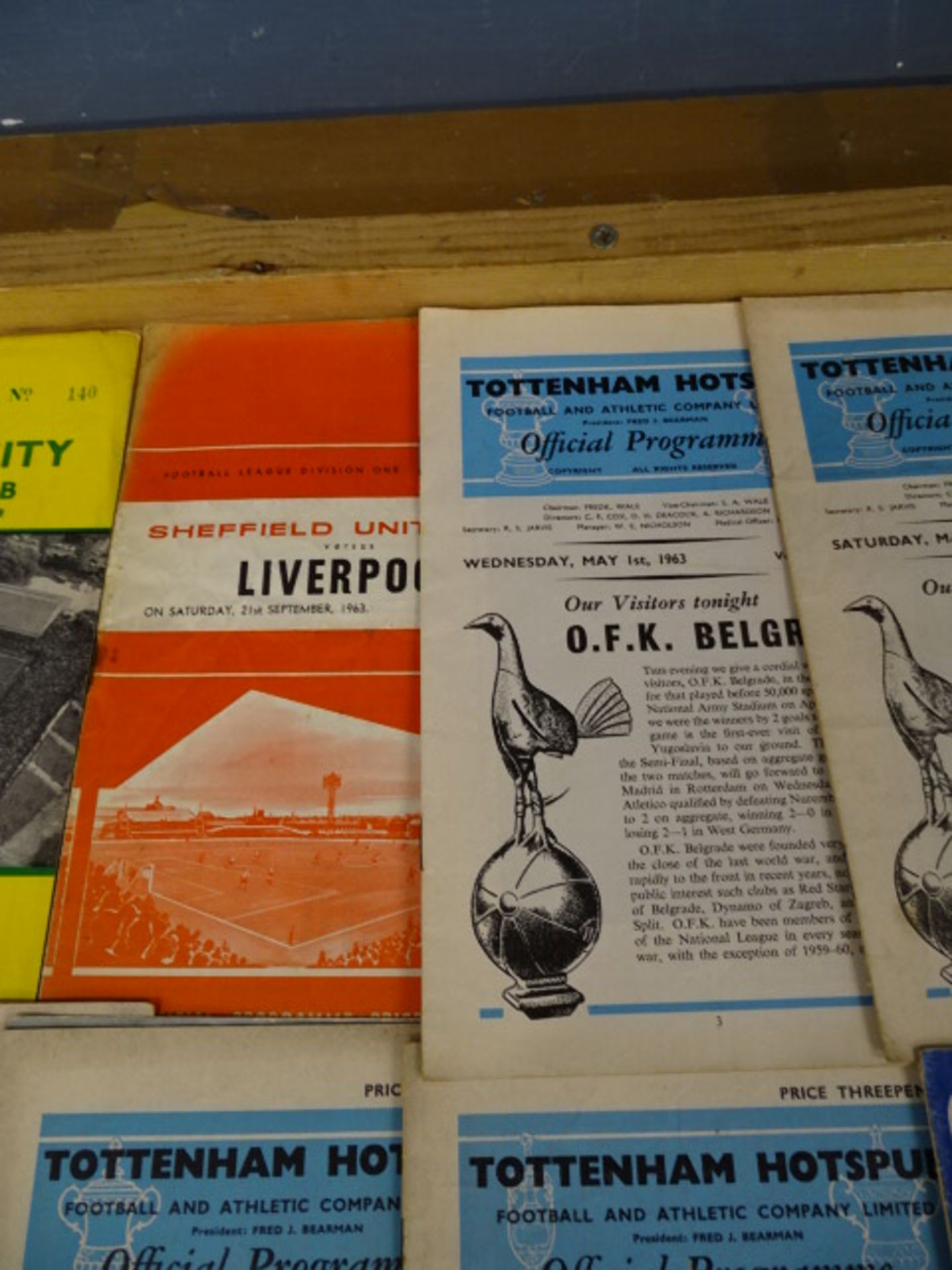 Over 40 mostly 1960's football programs to include England, Norwich and Chelsea etc - Image 5 of 16