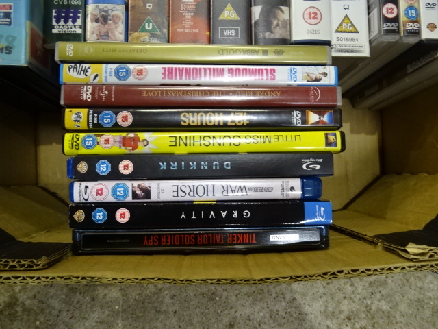 2 Boxes of VHS tapes, DVD'S and Blu-rays - Image 4 of 4