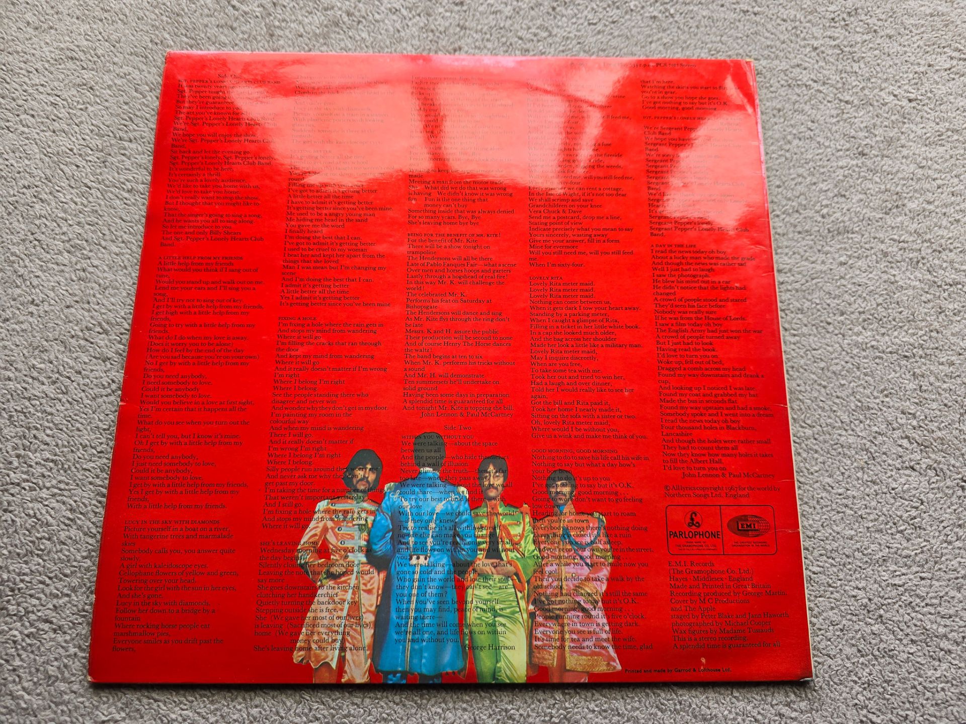 The Beatles – Sgt. Pepper's Lonely Hearts Club Band 1967 Stereo UK Vinyl LP - Image 3 of 9