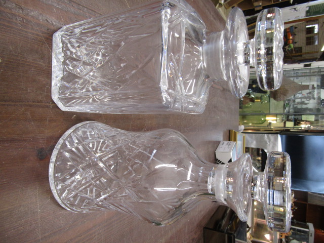 Glass suite with 2 decanters - Image 2 of 6