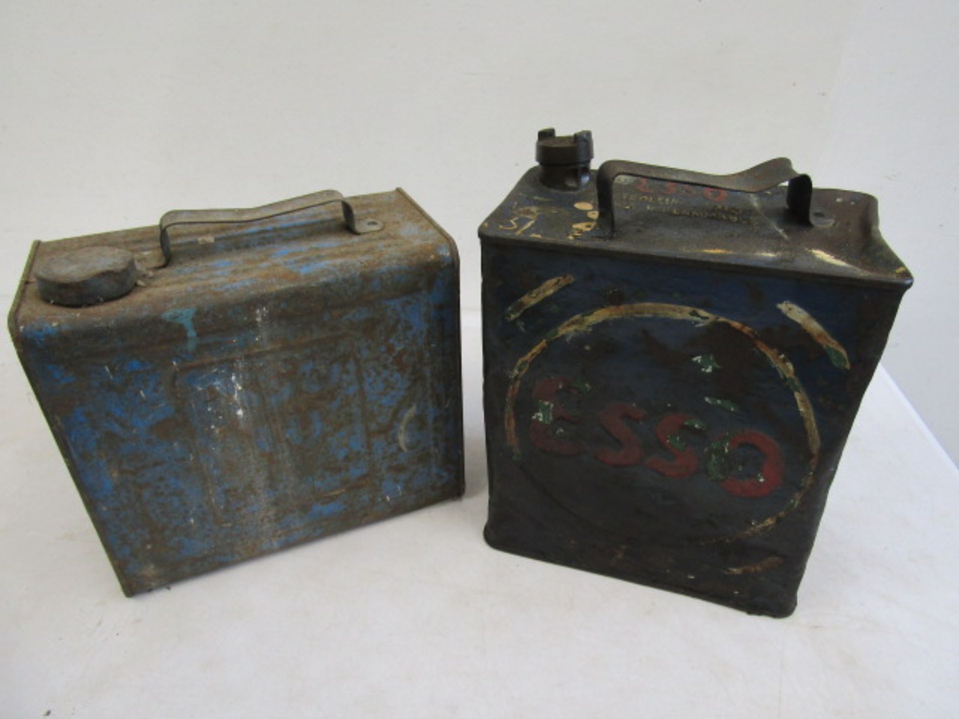 2 Esso vintage petrol cans