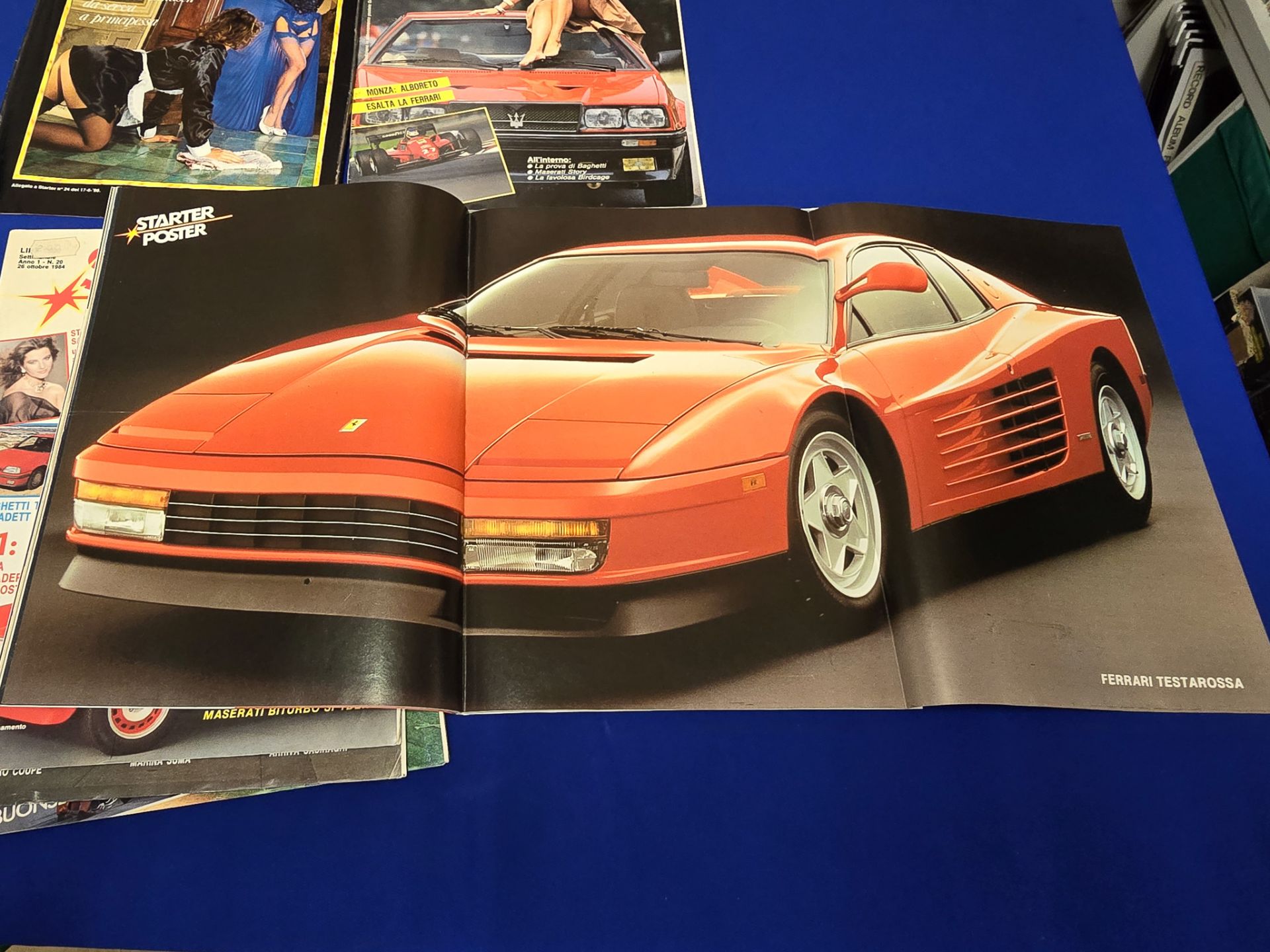 Large Collection of Starter Magazines Italian Cars and Glamour Ladies Ferrari alpha etc - Image 13 of 17