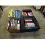 4 Boxes of mixed books