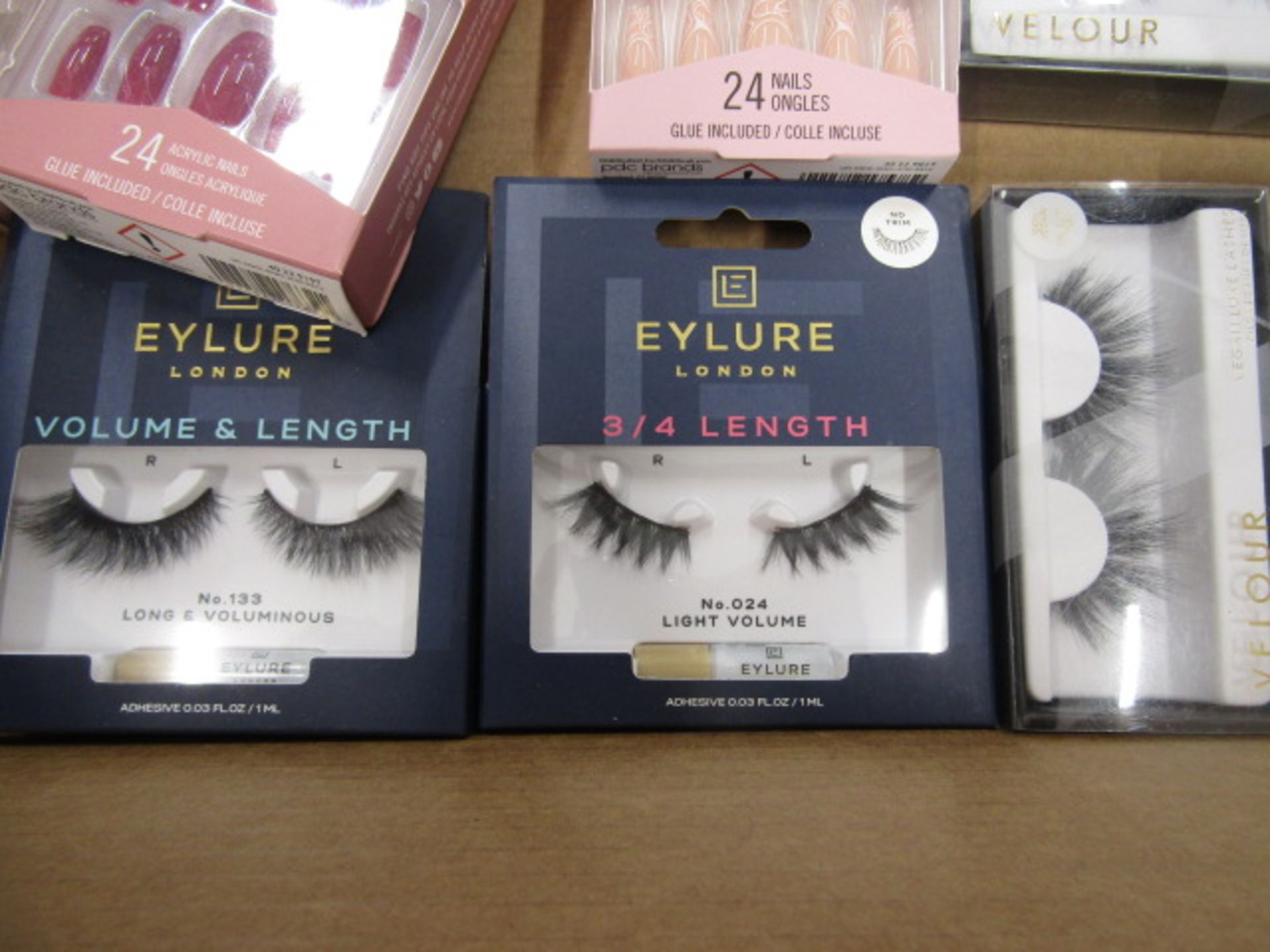 Quantity new boxed false nails and eye lashes - Image 3 of 5