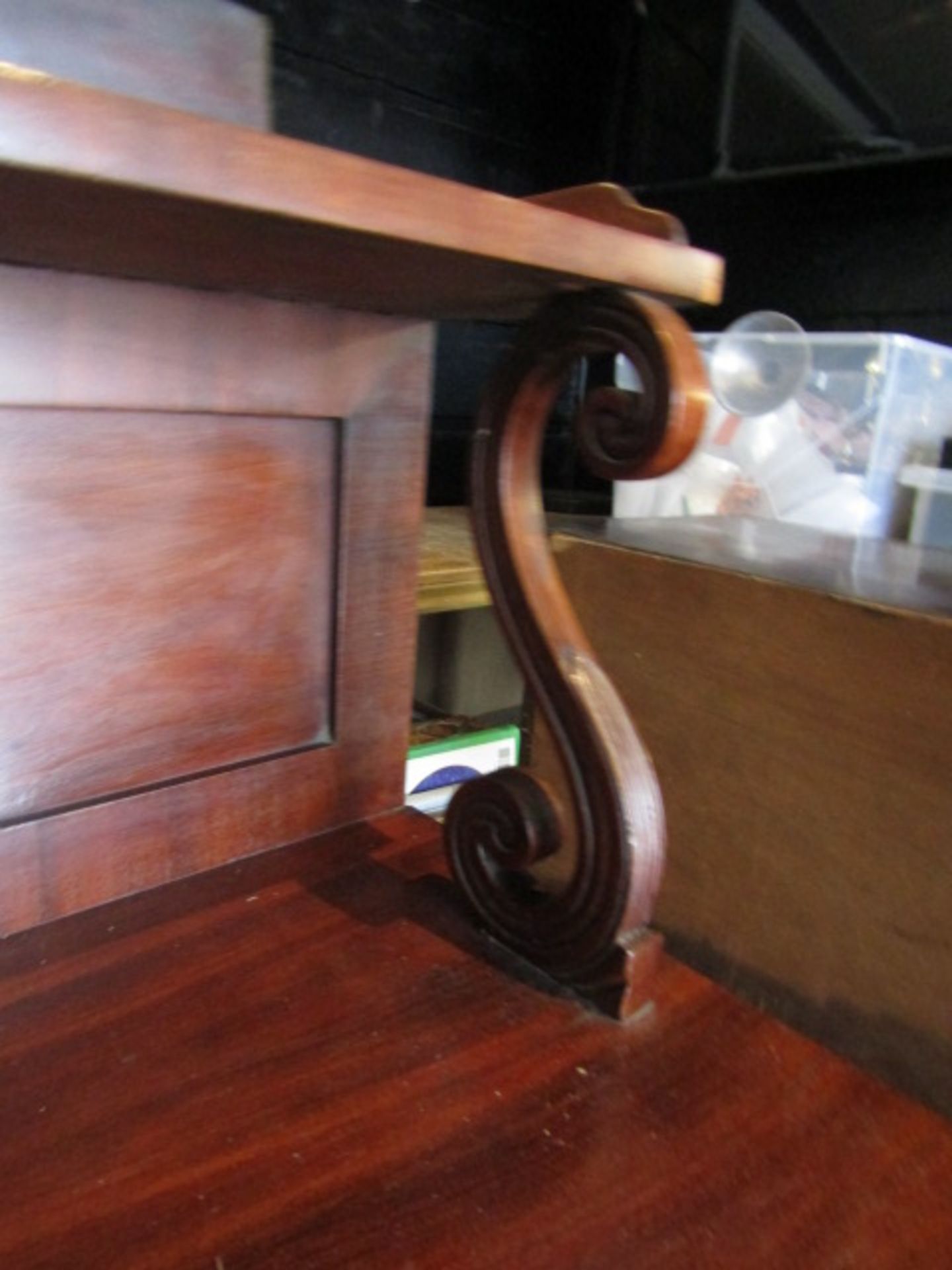 A  mahogany chiffonier 90Wx50Dx122H cm - Image 3 of 5