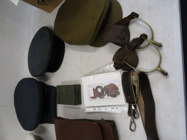 Canadian Airforce jacket (post war) rifle oil tin, post war dog tags, muzzle cover webbing, RAF - Image 4 of 10
