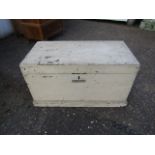 Wooden painted chest