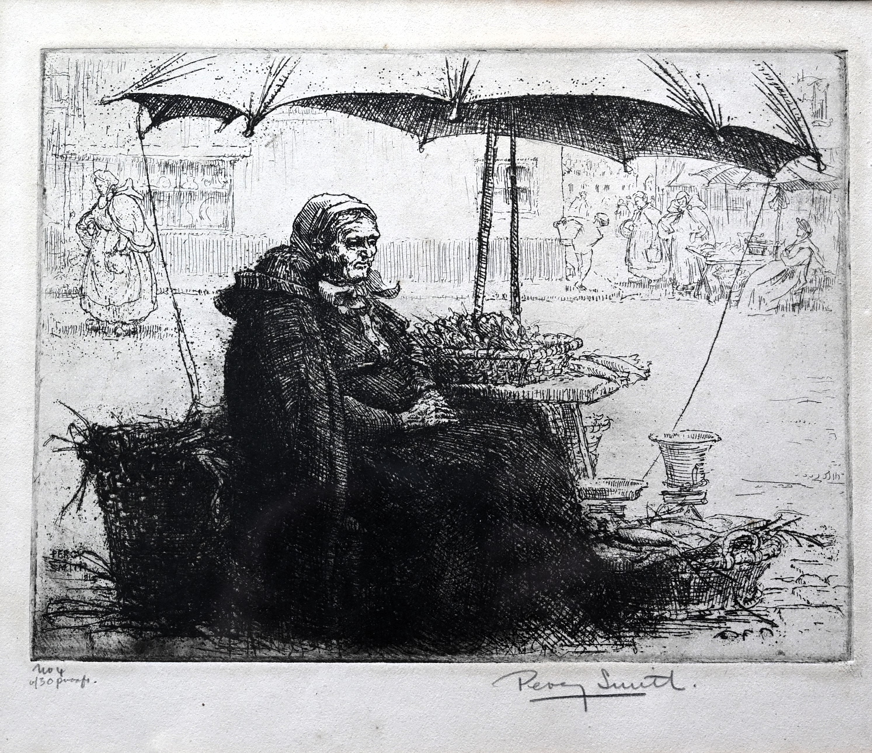 Smith (Percy John Delf, British artist-soldier, printmaker, calligrapher and book designer, 1882- - Image 3 of 4