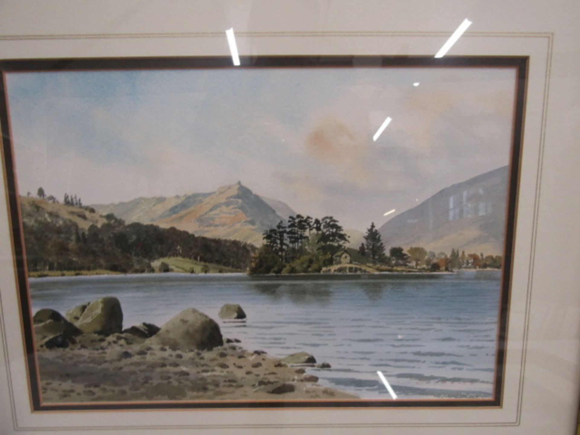 J. Beddows watercolours x 3 of Lake District scenes - Image 2 of 9