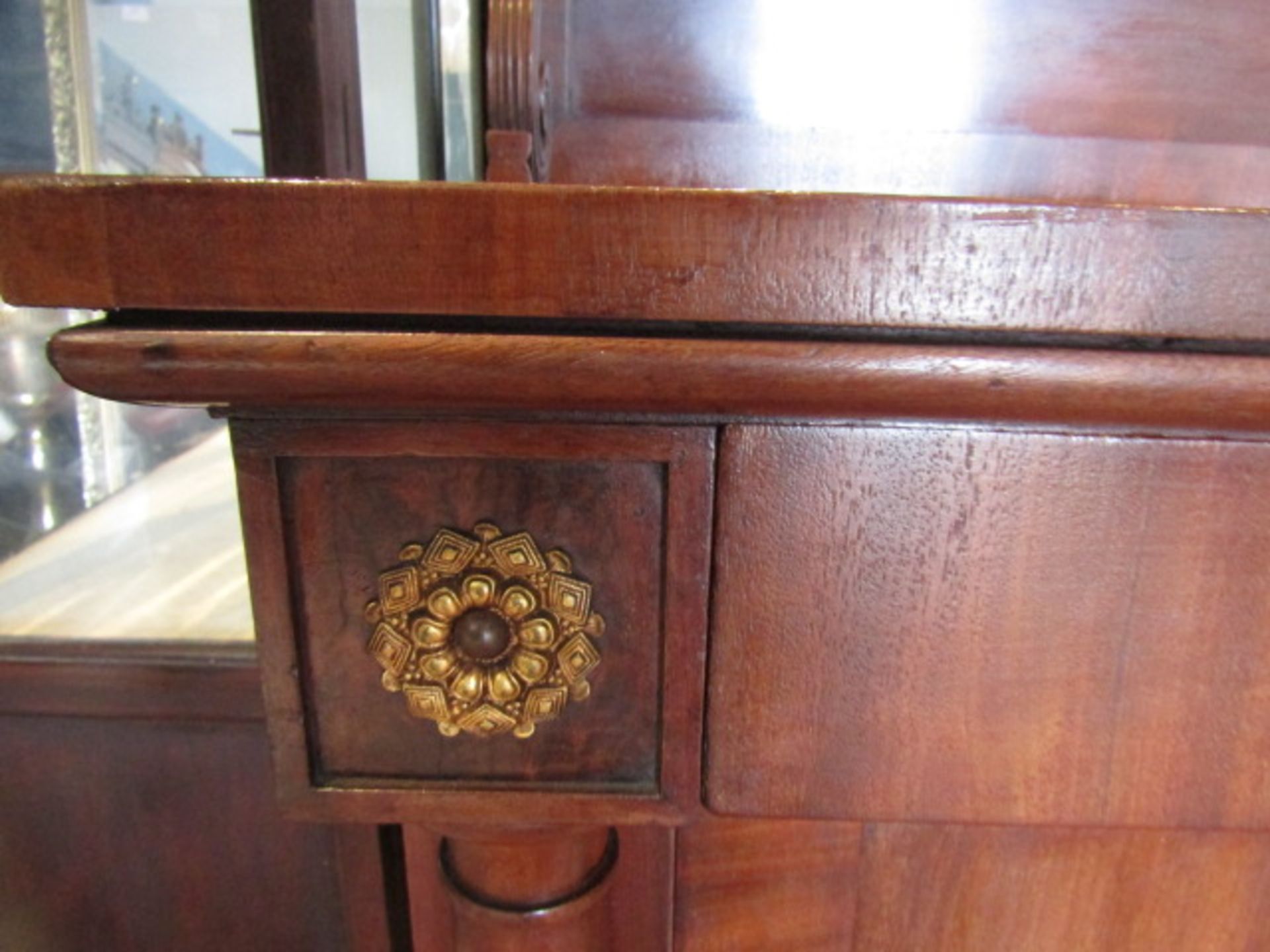 A  mahogany chiffonier 90Wx50Dx122H cm - Image 4 of 5