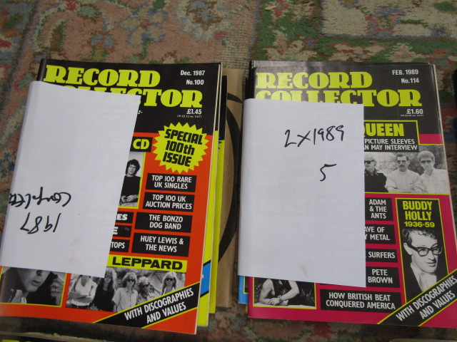 Record Collector magazines in 2 crates ranging from 1980-2000's - Image 9 of 10