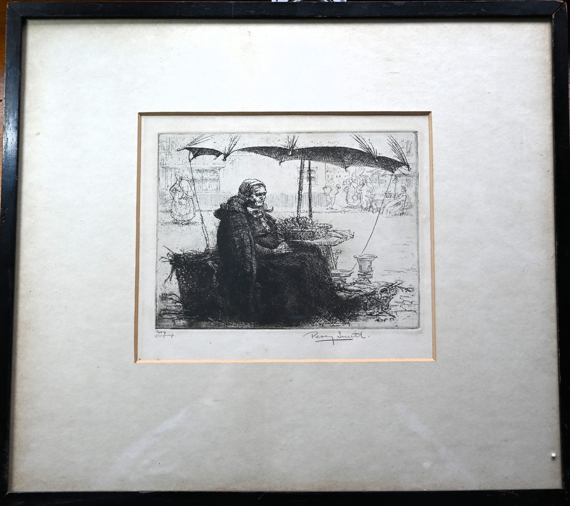 Smith (Percy John Delf, British artist-soldier, printmaker, calligrapher and book designer, 1882- - Image 2 of 4