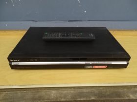 Sony DVD player with remote from a house clearance (no power lead)