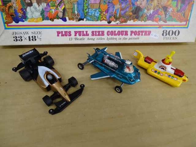 The Beatles jigsaw puzzle, Corgi Yellow Submarine toy and Dinky JOE 90 car etc - Image 4 of 5