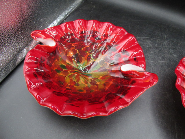 2 Murano glass dishes 26cm - Image 3 of 5