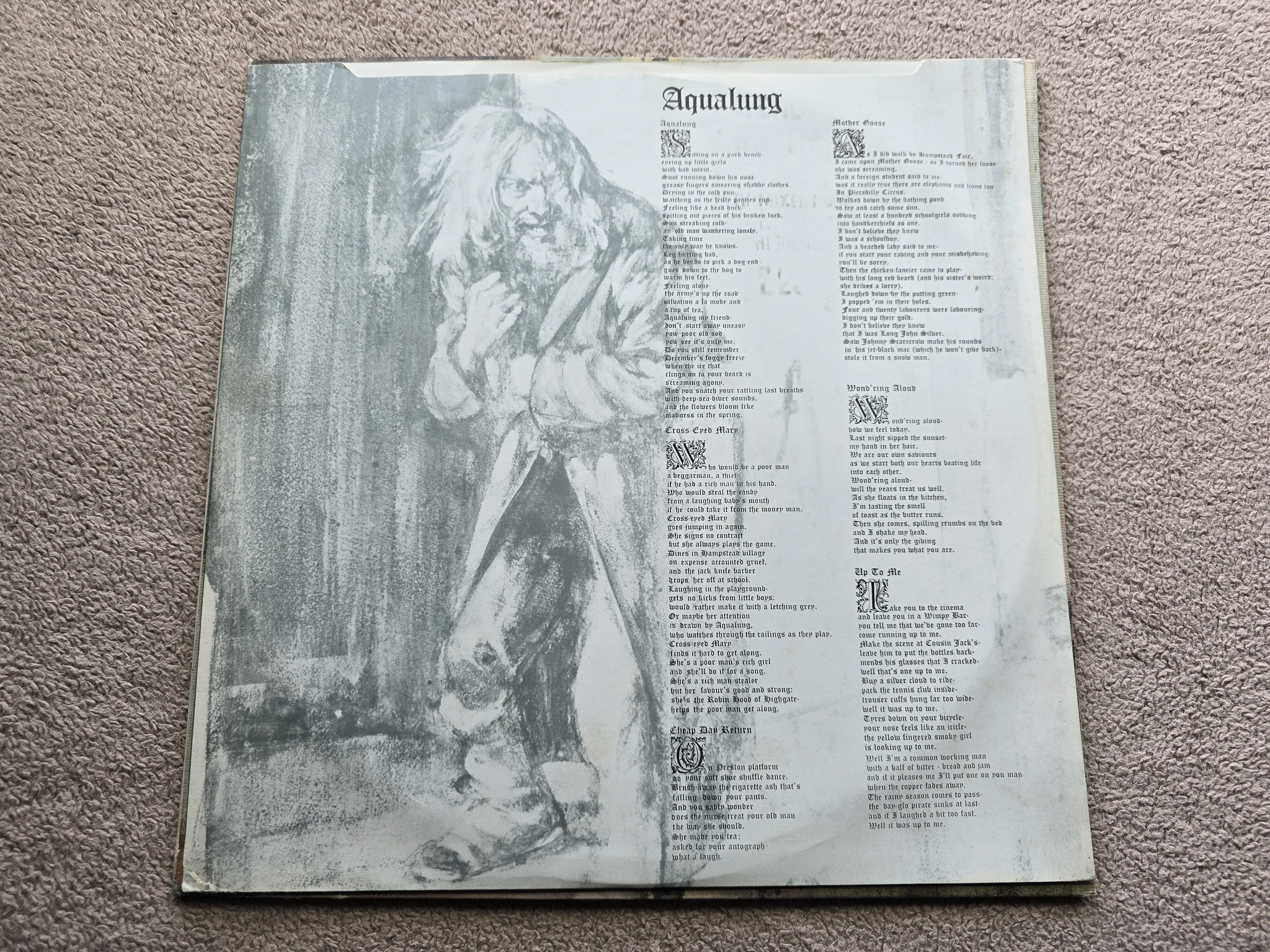 Jethro Tull – Aqualung Rare original 1st press vinyl LP Gatefold sleeve - Image 5 of 7