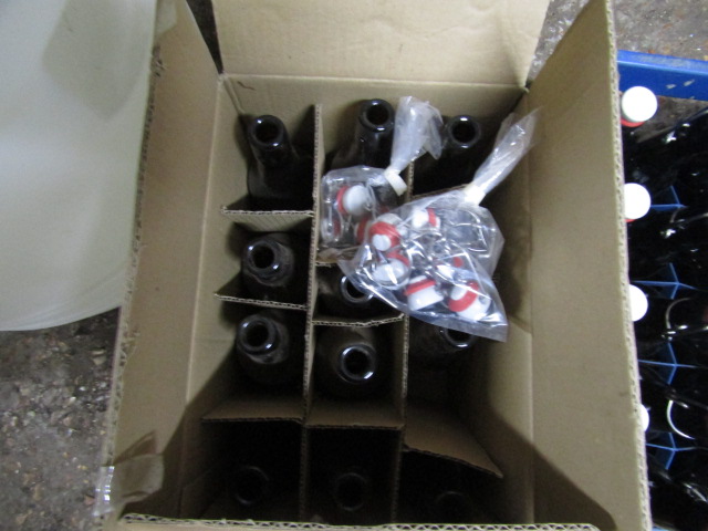 3 crates and 1 box Grolsch style brewing bottles with lids - Image 4 of 5