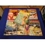 Large Collection of Starter Magazines Italian Cars and Glamour Ladies Ferrari alpha etc