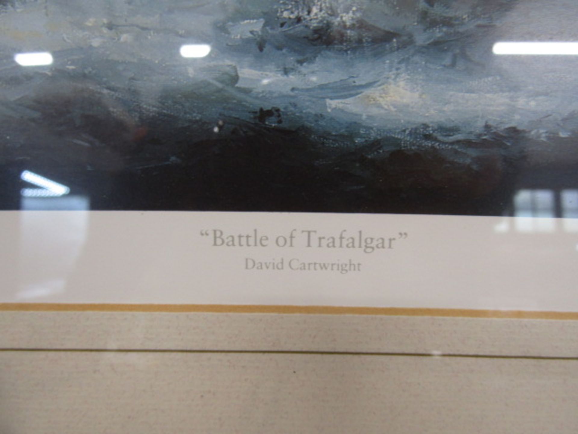 David Cartwright ltd edition prints signed in margin Battle of Trafalgar and The Chand of the - Image 3 of 9