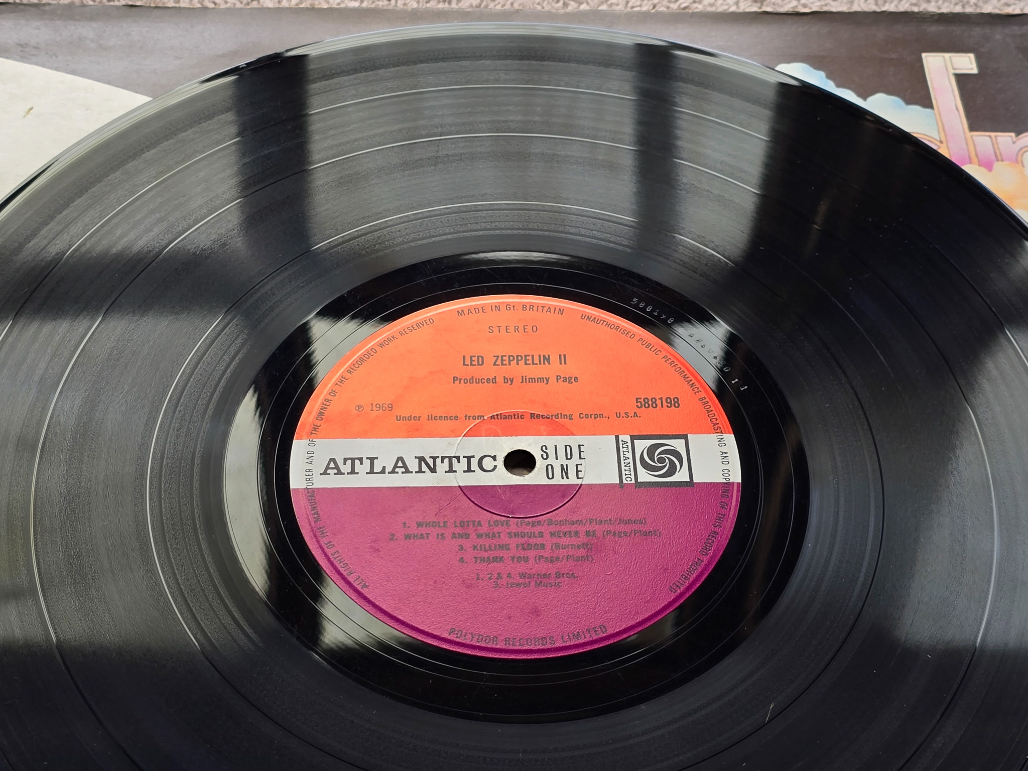 Led Zeppelin – Led Zeppelin II Original UK Plum/Orange Atlantic pressing - Image 7 of 10