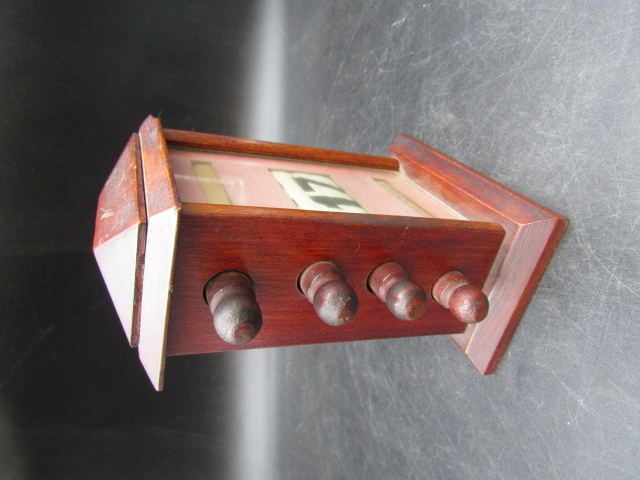 A wooden perpetual calendar16cmH - Image 2 of 3