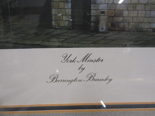 Barrington Bramley York Minster lts edition print 84x66cm A. Grave ltd edition print landscape, a - Image 3 of 14
