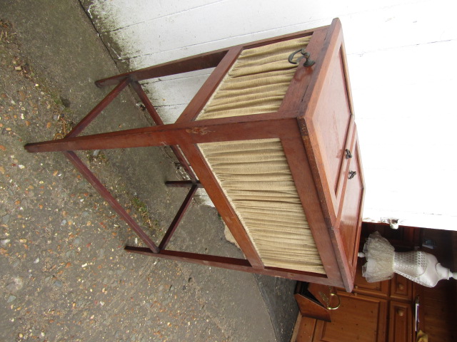 Mahogany? sewing cabinet - Image 2 of 4