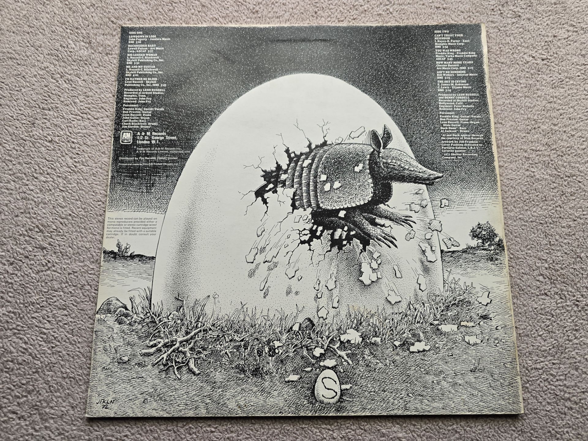 Freddie King – Texas Cannonball Mint Original 1972 UK Vinyl LP - Image 2 of 5