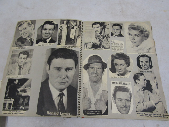 Celebrity photo's inc Beatles, some with autographs, Screen stars scrap book, picture card album - Image 13 of 26