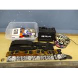 Guitar amp, straps, strings and pegs etc