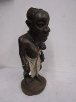 Wooden African figure