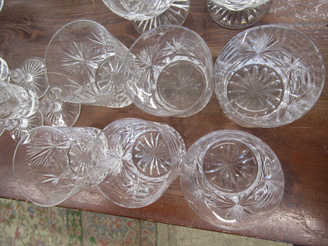 A suite Edinburgh crystal glasses, a decanter and 2 jugs, some part sets - Image 18 of 28