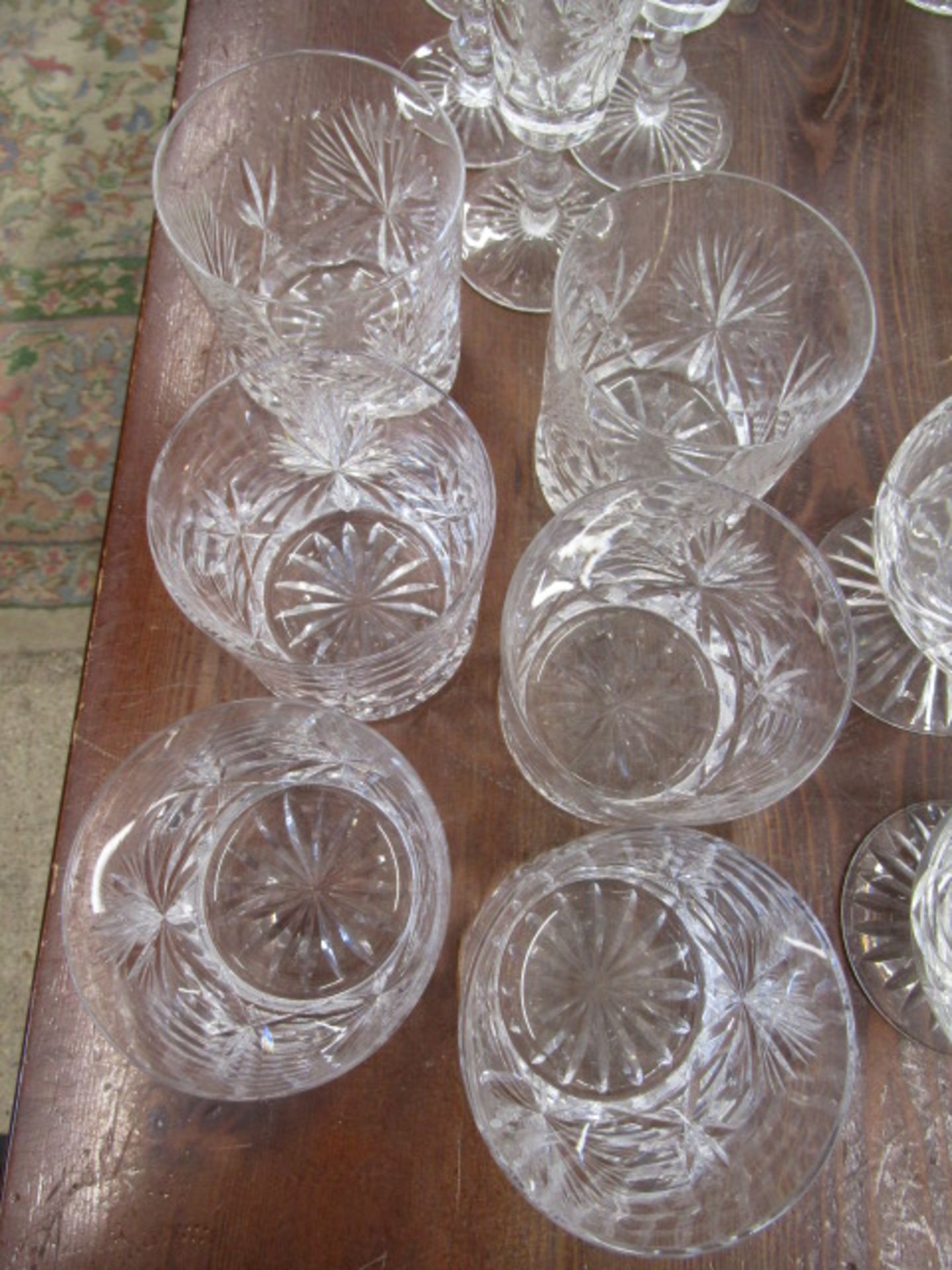 A suite Edinburgh crystal glasses, a decanter and 2 jugs, some part sets - Image 18 of 28