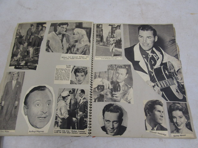 Celebrity photo's inc Beatles, some with autographs, Screen stars scrap book, picture card album - Image 14 of 26