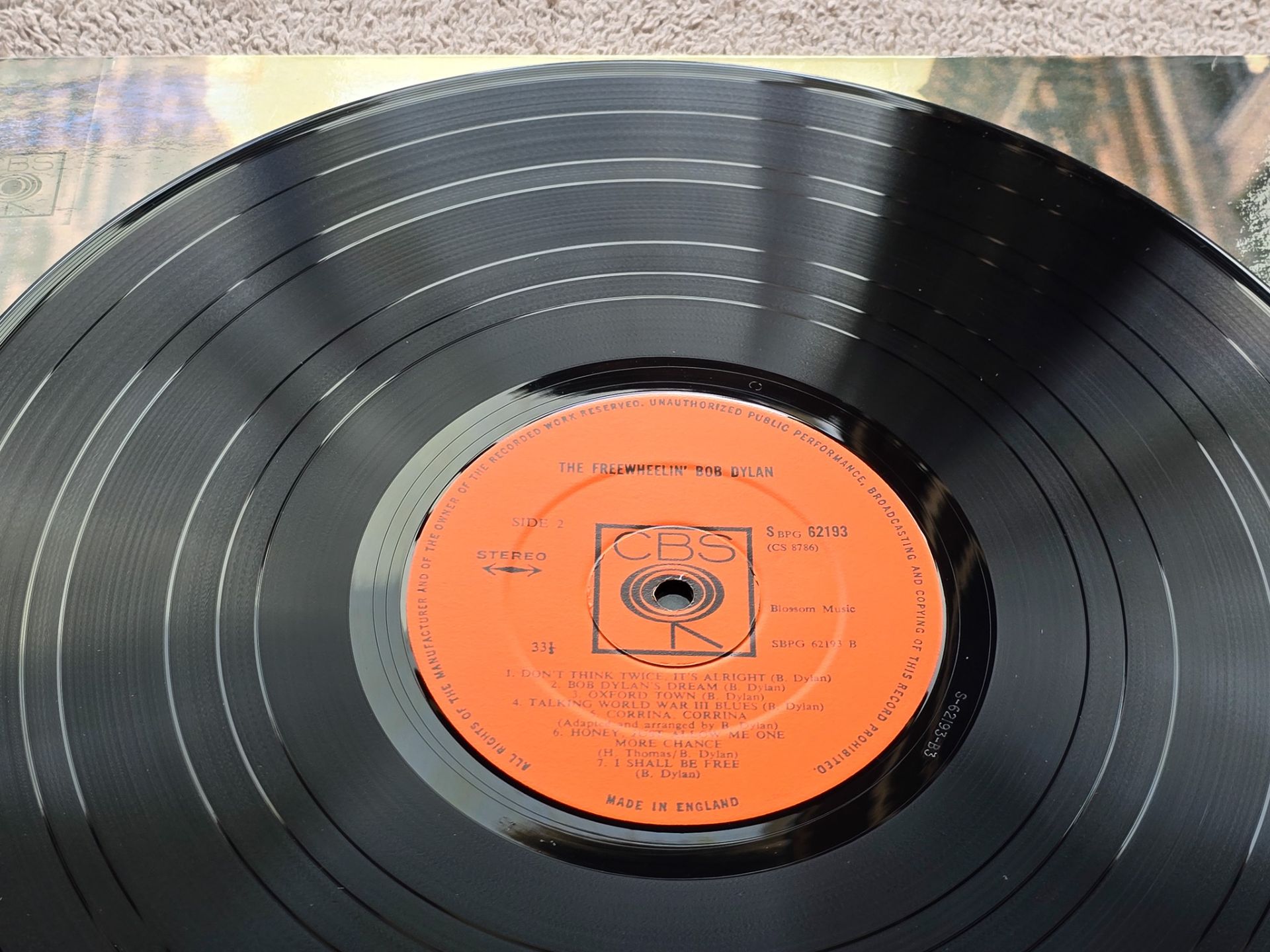 Bob Dylan – The Freewheelin' Mint UK Stereo Vinyl LP - Image 5 of 5