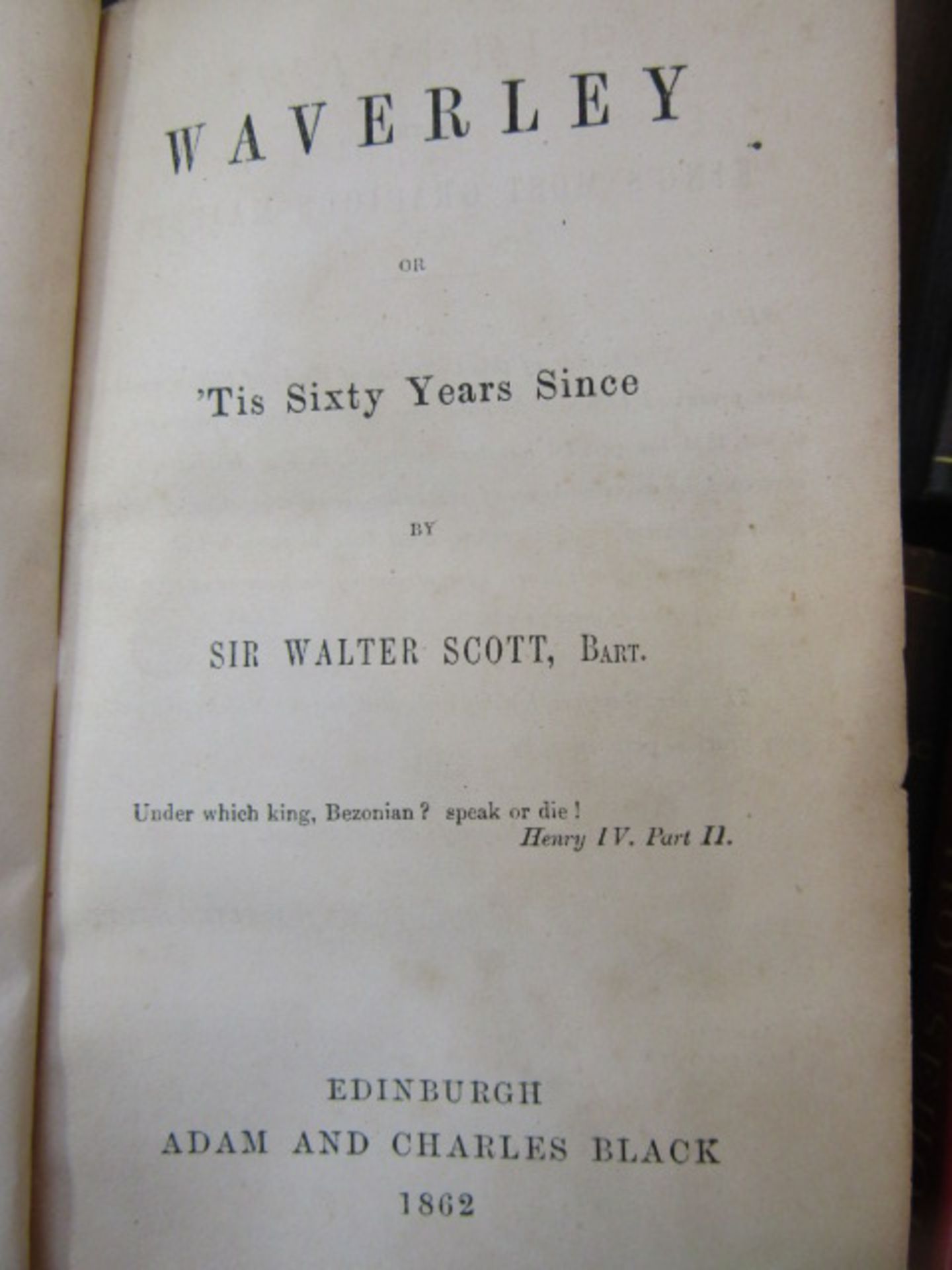 Waverley  novels, Walter Scott  set dated 1800's - Image 9 of 12
