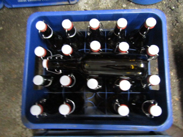 3 crates and 1 box Grolsch style brewing bottles with lids - Image 2 of 5