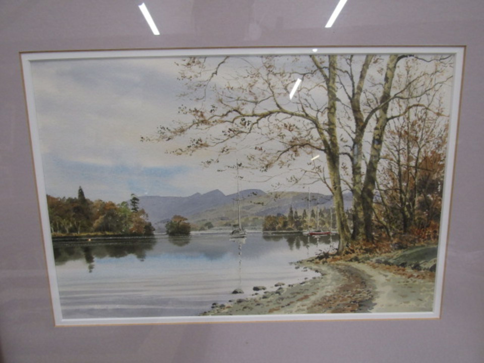 J. Beddows watercolours x 3 of Lake District scenes - Image 3 of 9