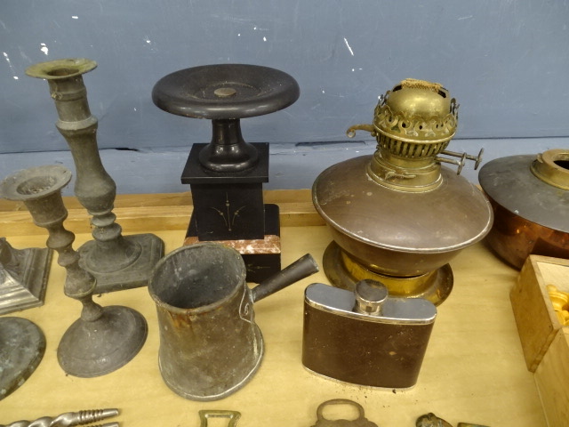 Mixed metalware and collectables to include chess sets and horns etc - Image 6 of 7