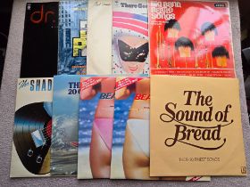 Collection of 10 Rock LP's to inc Dr.Hook Beach Boys Paul simon Bread Etc